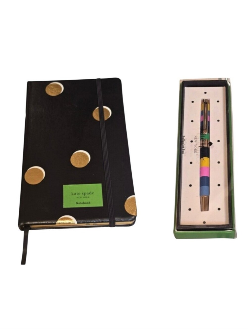 Kate Spade Writers Bundle Journal Notebook Ballpoint Ink Pen